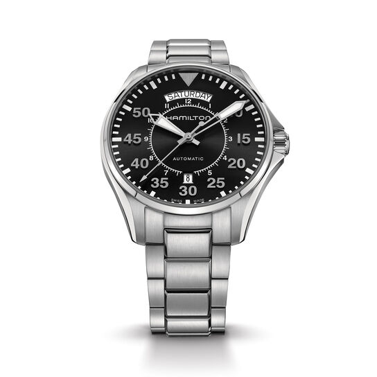 Hamilton Khaki Aviation Automatic 42 mm Stainless Steel image number 4